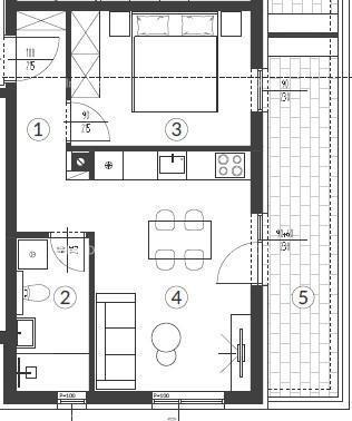 Appartamento moderno in un nuovo progetto, Pula! B 11