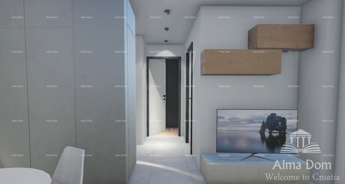 Pula, nuovo progetto! Edificio residenziale moderno con ascensore, vicino al centro. Iniziati i lavori di costruzione nelle immediate vicinanze del centro commerciale City Mall.