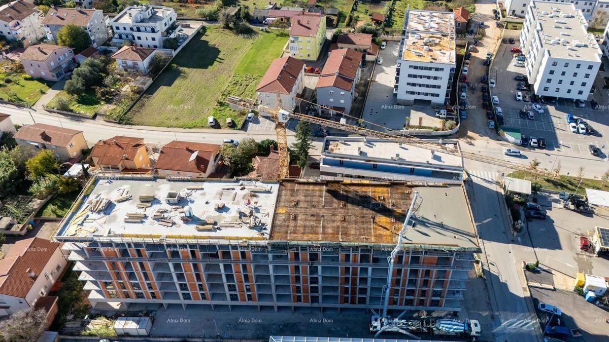 Pula, nuovo progetto! Edificio residenziale moderno con ascensore, vicino al centro. Iniziati i lavori di costruzione nelle immediate vicinanze del centro commerciale City Mall.