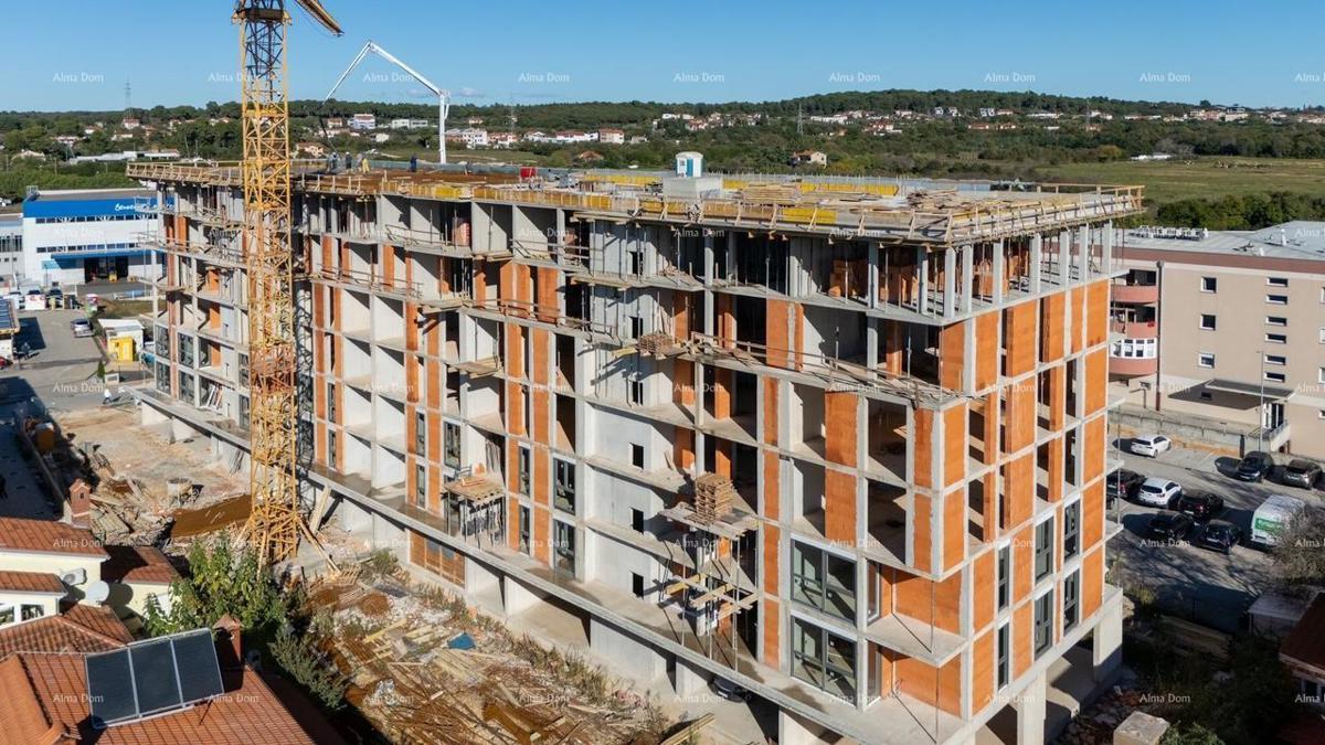 Pula, nuovo progetto! Edificio residenziale moderno con ascensore, vicino al centro. Iniziati i lavori di costruzione nelle immediate vicinanze del centro commerciale City Mall.