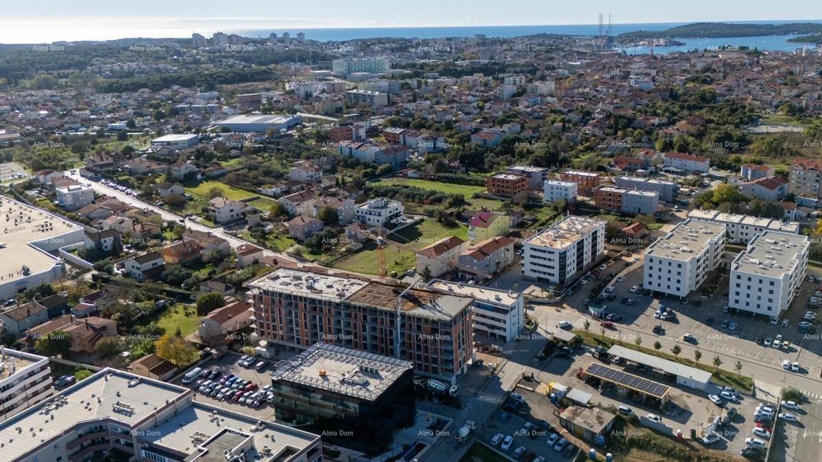 Pula, nuovo progetto! Edificio residenziale moderno con ascensore, vicino al centro. Iniziati i lavori di costruzione nelle immediate vicinanze del centro commerciale City Mall.