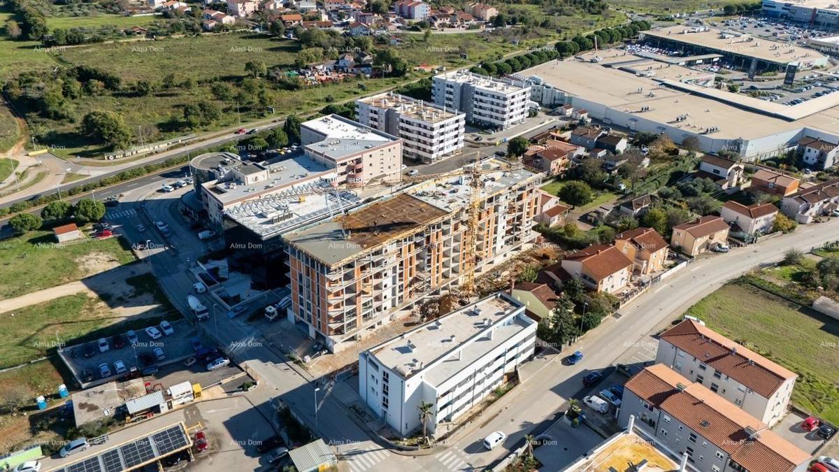Pula, nuovo progetto! Edificio residenziale moderno con ascensore, vicino al centro. Iniziati i lavori di costruzione nelle immediate vicinanze del centro commerciale City Mall.