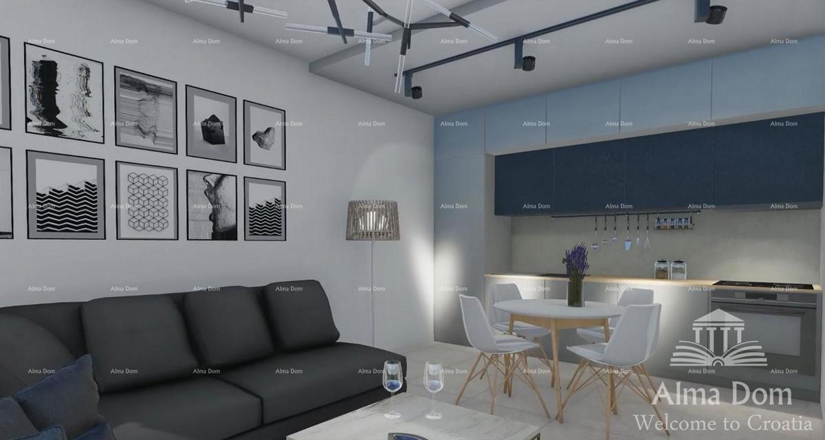 Pula, nuovo progetto! Edificio residenziale moderno con ascensore, vicino al centro. Iniziati i lavori di costruzione nelle immediate vicinanze del centro commerciale City Mall.