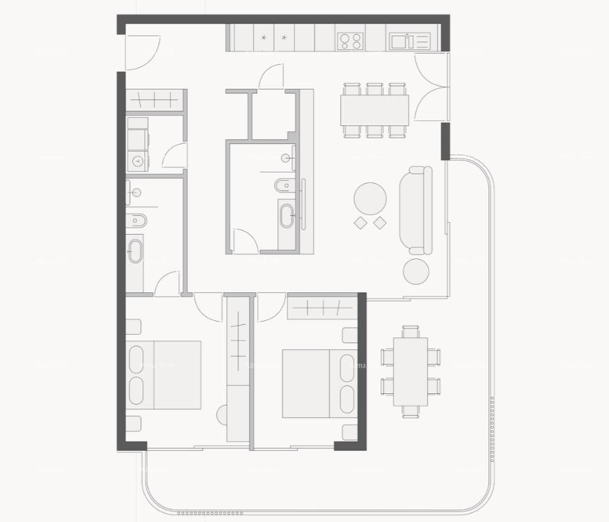 ROVIGNO - vendita di un appartamento in un residence di lusso sul mare / S5