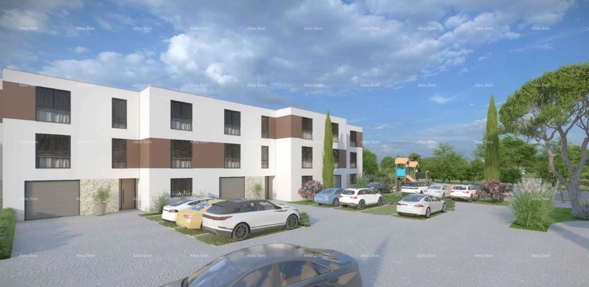 Vendita - appartamento in nuova costruzione con garage, posto auto e cantina, Pula!