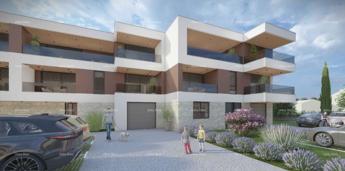 Vendita - appartamento in nuova costruzione con garage, posto auto e cantina, Pula!