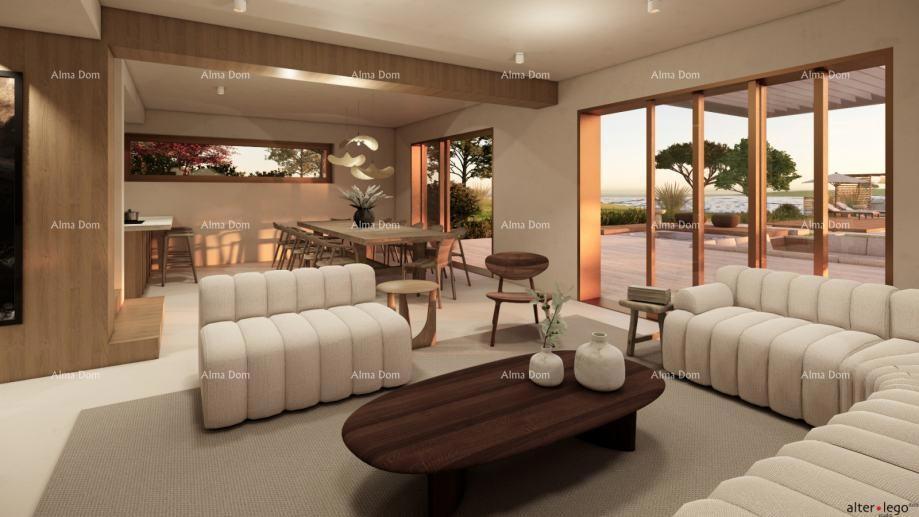 POMER, prima fila al mare, casa con terreno edificabile e progetto per villa di lusso