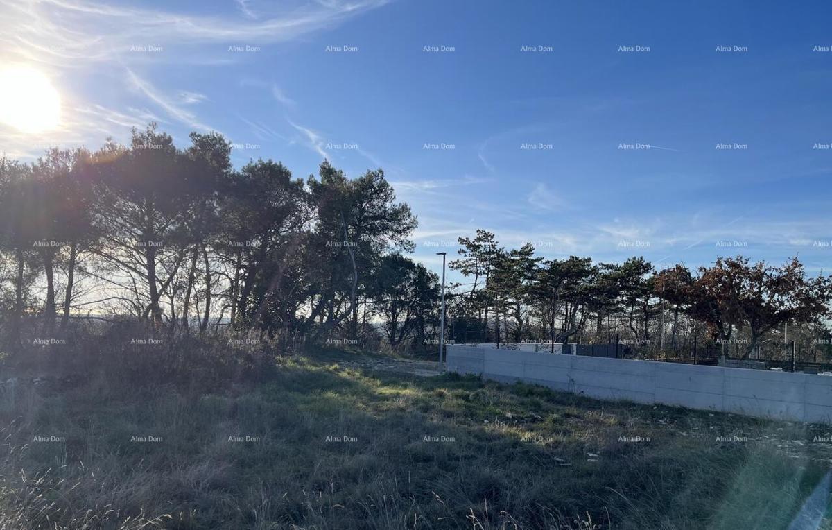 Jurcanija, Buje. Terreno edificabile con vista panoramica