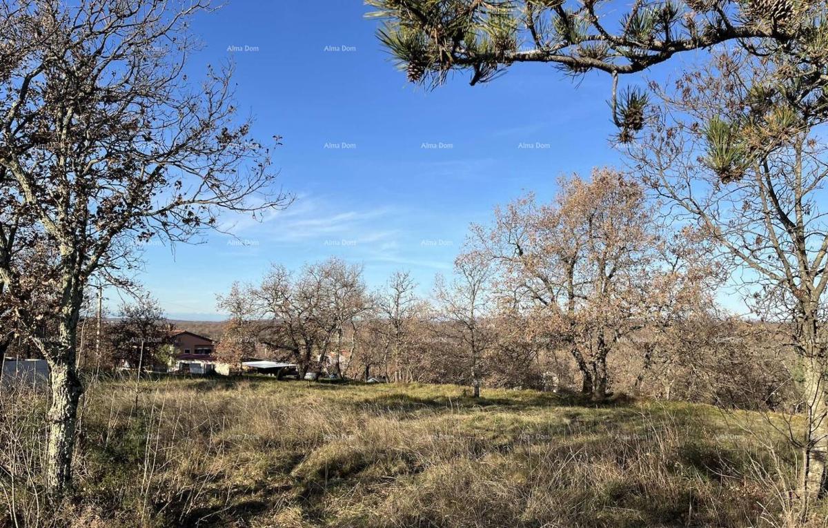 Jurcanija, Buje. Terreno edificabile con vista panoramica