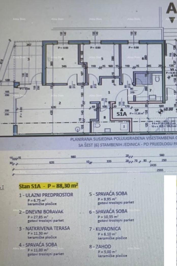 Umag! Lovrečica – nuova costruzione in ottima posizione.