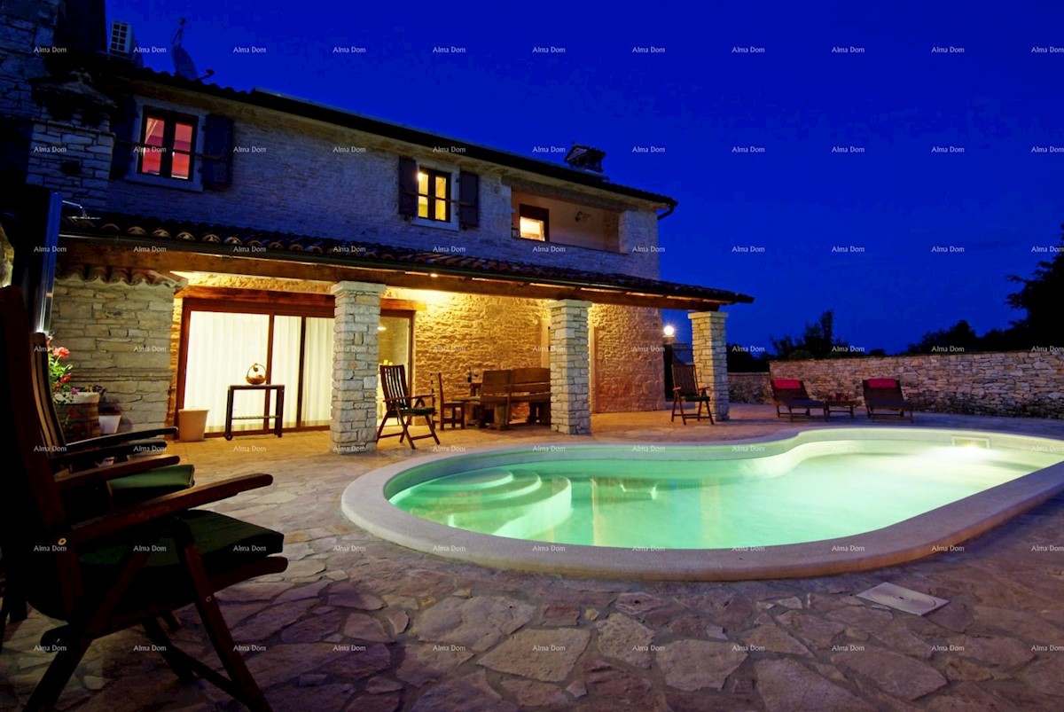 Bella villa in pietra d'Istria, vicino a Barban.