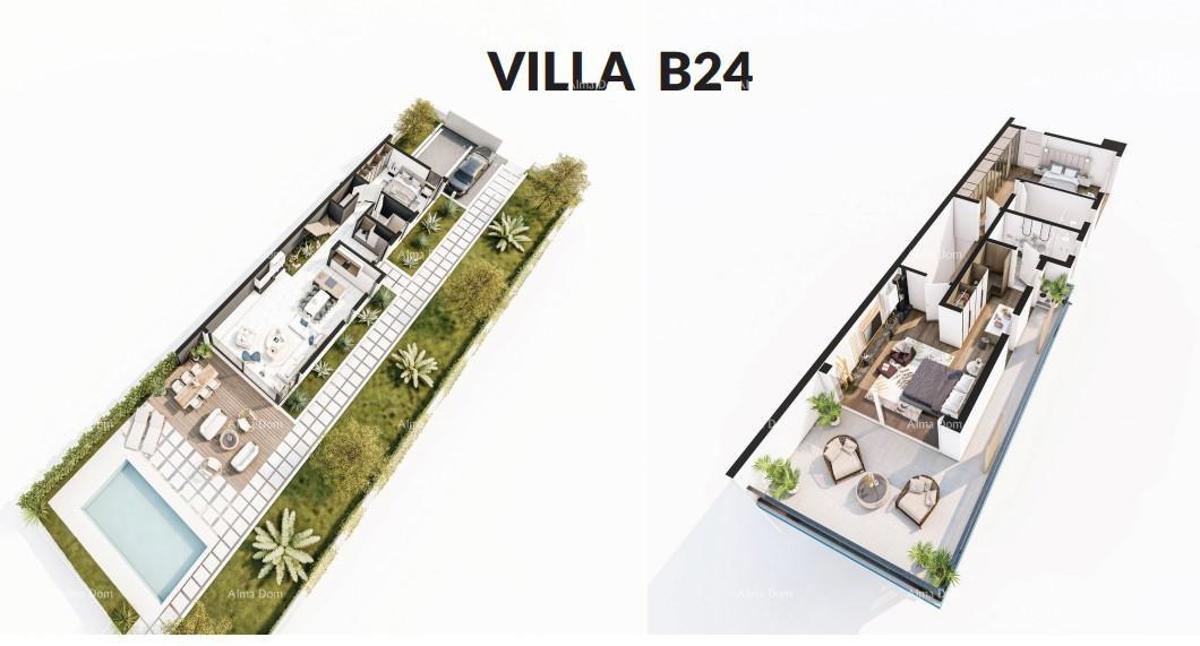 Vendita di ville moderne in una bellissima zona residenziale, Umago