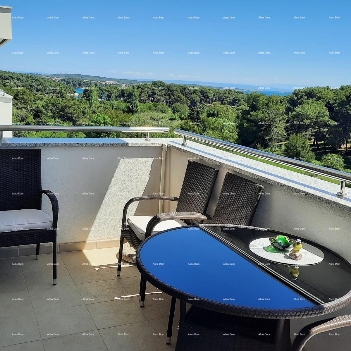 Vendere un bellissimo appartamento con terrazza sul tetto e vista mare, Premantura!