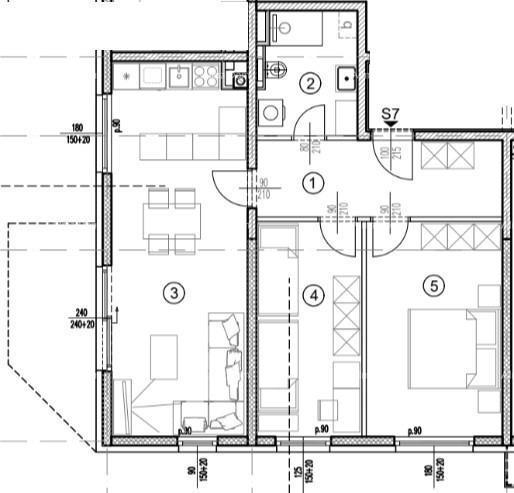 Appartamenti in vendita in un nuovo progetto residenziale in una posizione esclusiva, a 300 m dal mare, Pola, Veruda!