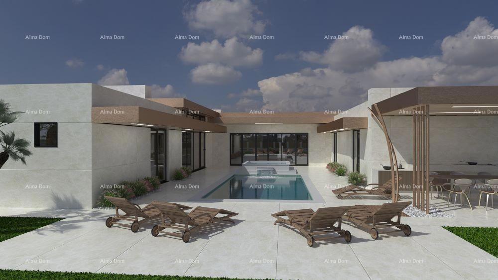 Vendere una lussuosa e moderna casa a un piano con piscina, Dignano!