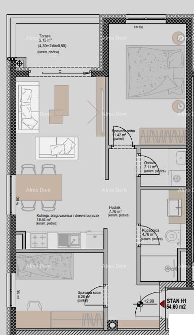 Appartamenti in vendita in un moderno edificio di nuova costruzione, Parenzo!