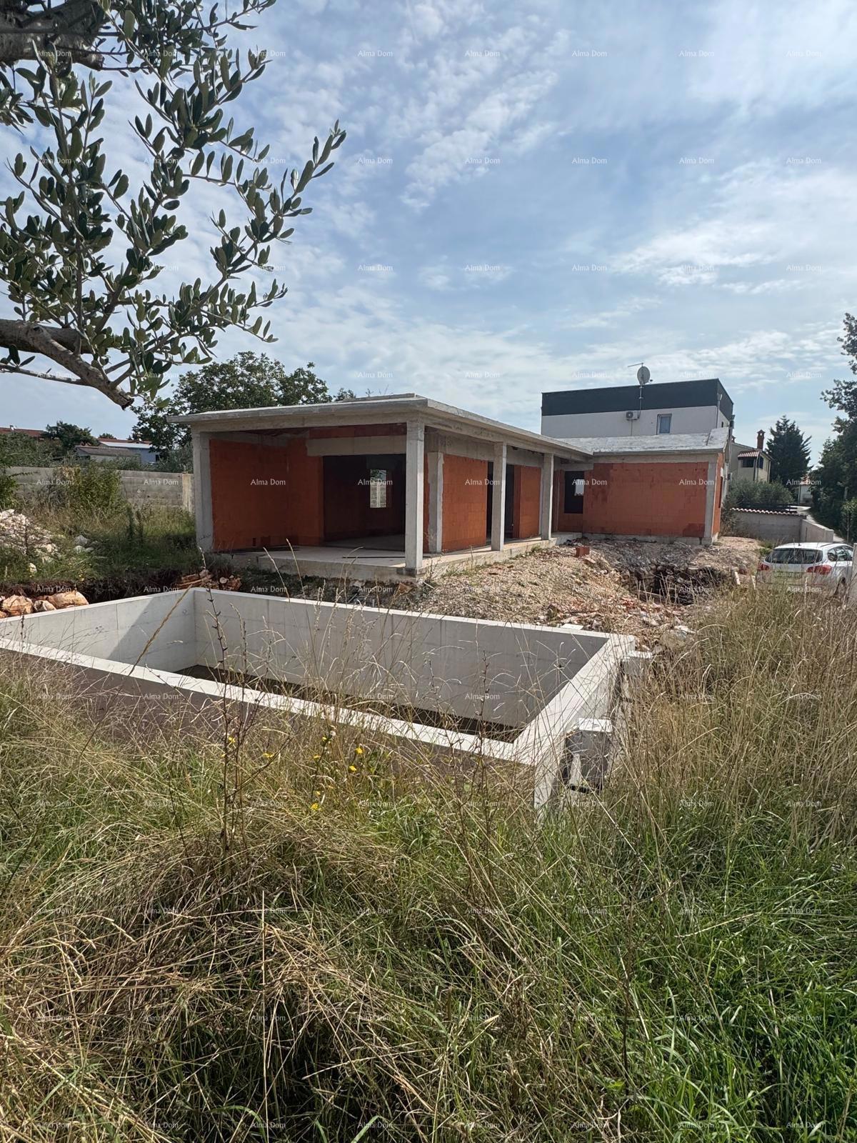 In vendita: villa con piscina - attualmente in fase di costruzione, Sveti Petar in Foresta - Pazin!