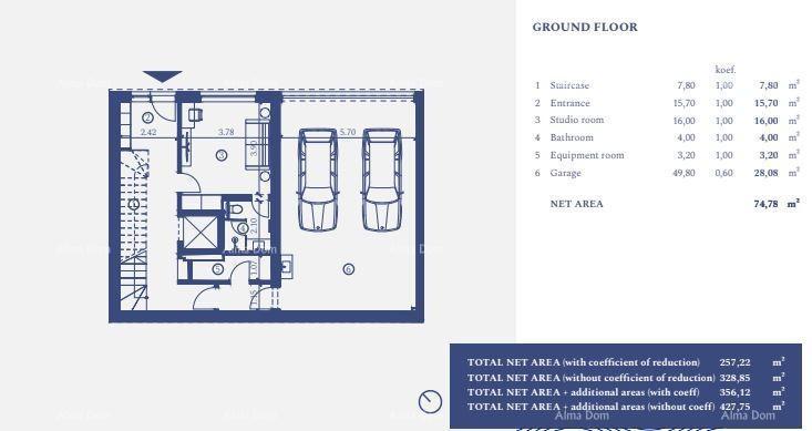 UMAG, Villa indipendente in un lussuoso resort! Vista mare! V 31