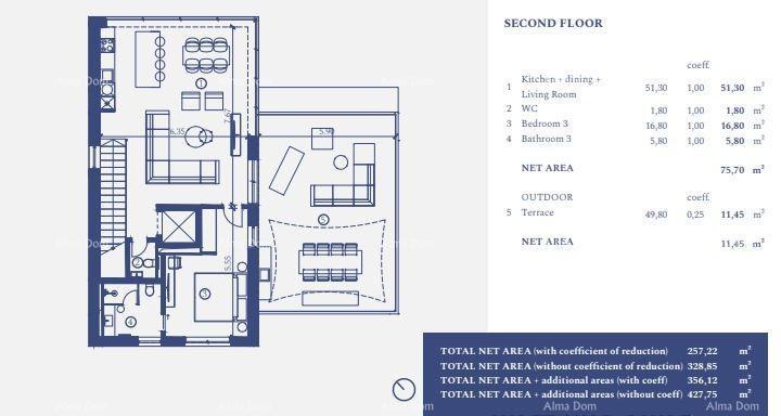 UMAG, Villa indipendente in un lussuoso resort! Vista mare! V 31