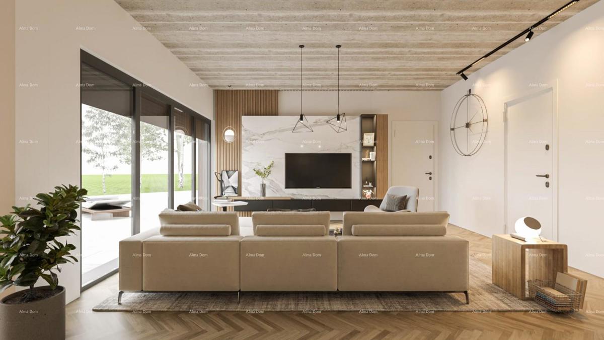 Vendita di un terreno edificabile con permesso di costruzione per la realizzazione di una moderna casa familiare, nei pressi di Barban!