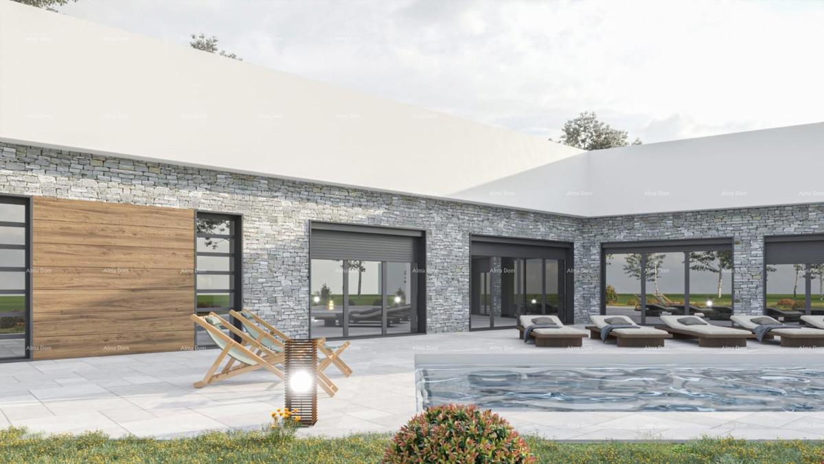 Vendita di un terreno edificabile con permesso di costruzione per la realizzazione di una moderna casa familiare, nei pressi di Barban!