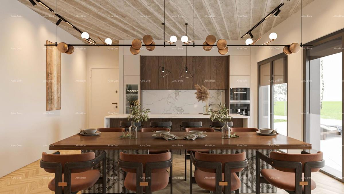 Vendita di un terreno edificabile con permesso di costruzione per la realizzazione di una moderna casa familiare, nei pressi di Barban!