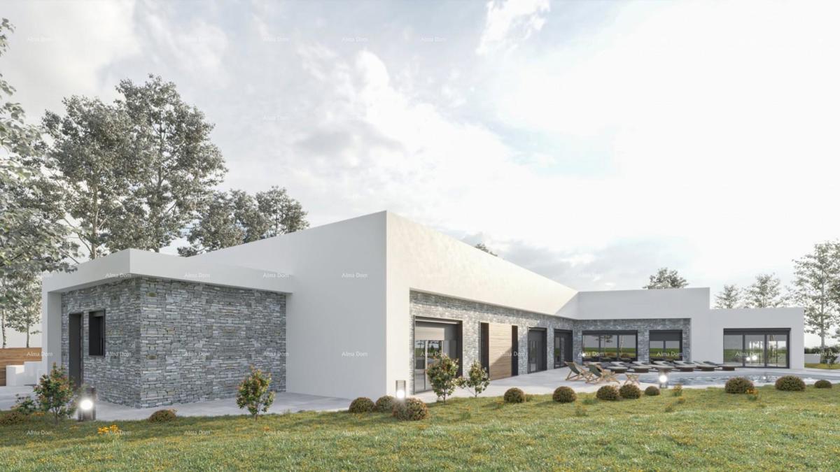 Vendita di un terreno edificabile con permesso di costruzione per la realizzazione di una moderna casa familiare, nei pressi di Barban!