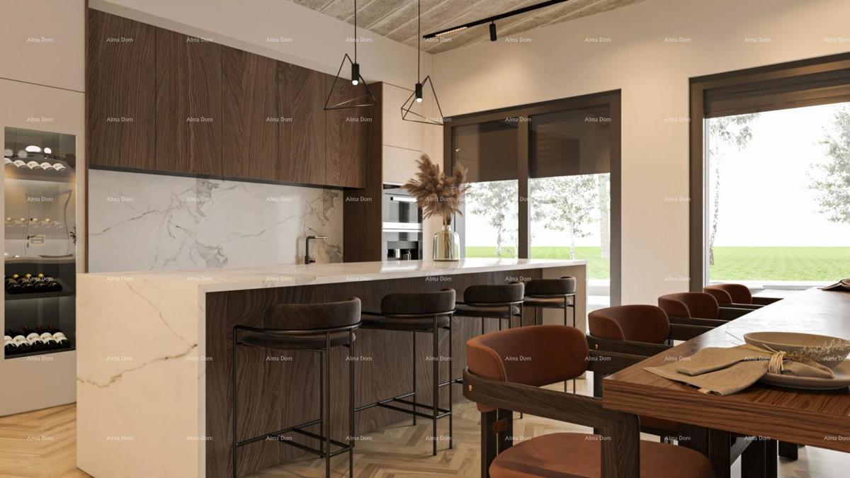 Vendita di un terreno edificabile con permesso di costruzione per la realizzazione di una moderna casa familiare, nei pressi di Barban!