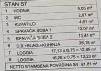 Novigrad – Nuova costruzione, appartamento di 91,81 m² con due logge di 33 m².