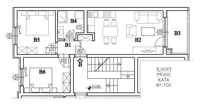 Vendita - Appartamento moderno in un nuovo complesso residenziale privato a Šijana, Pola! C-B