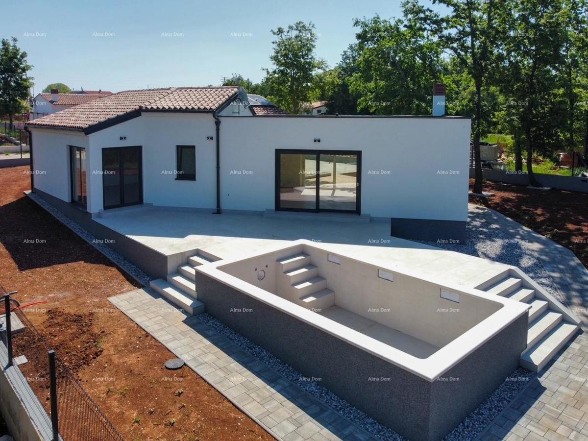 KOŽLJANI - Casa moderna con piscina. Vicino al bosco, a 15 minuti dal mare