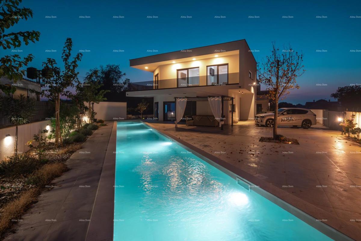 Vendita - villa nuova, moderna ed esclusiva con piscina, Volme, Pula!