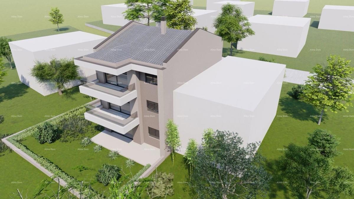 Nuovo progetto – appartamento a Valbandon, 650 m dal mare
