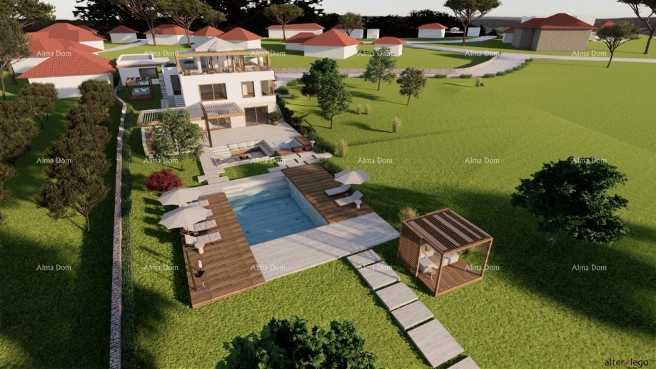 POMER, prima fila al mare, casa con terreno edificabile e progetto per villa di lusso