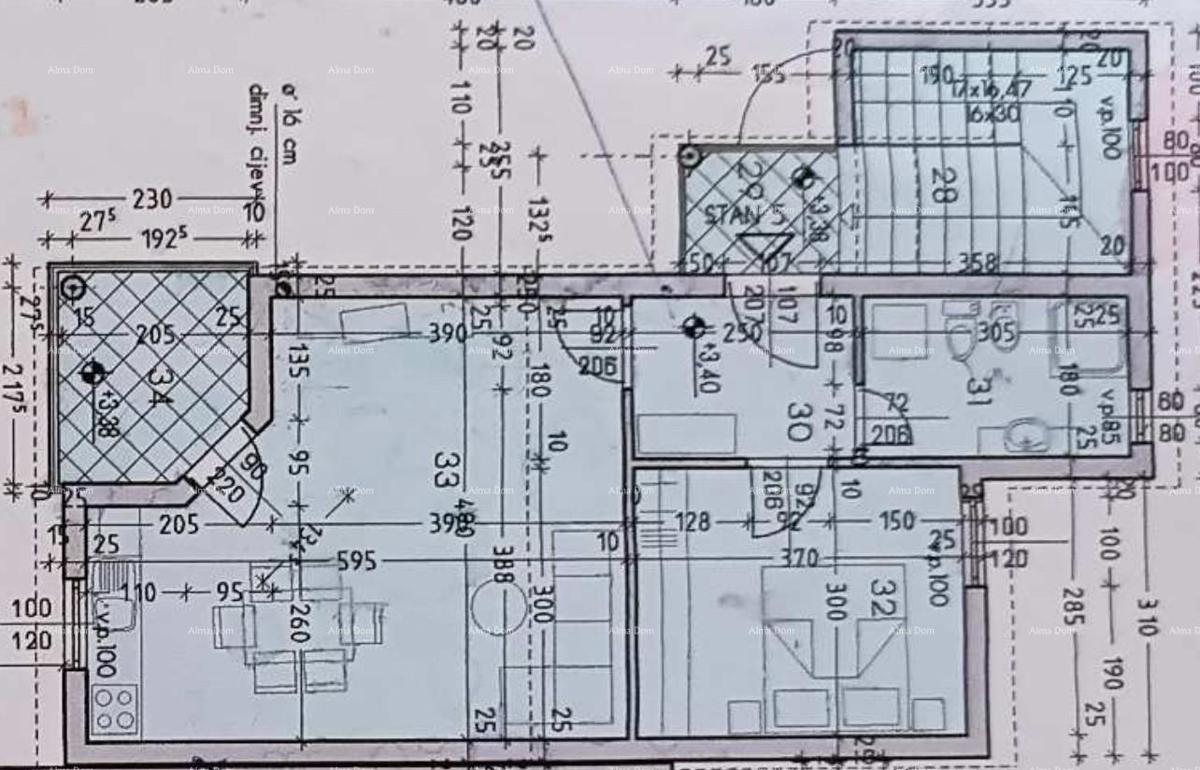 Appartamento, Valbandon, con 2 posti auto e cortile