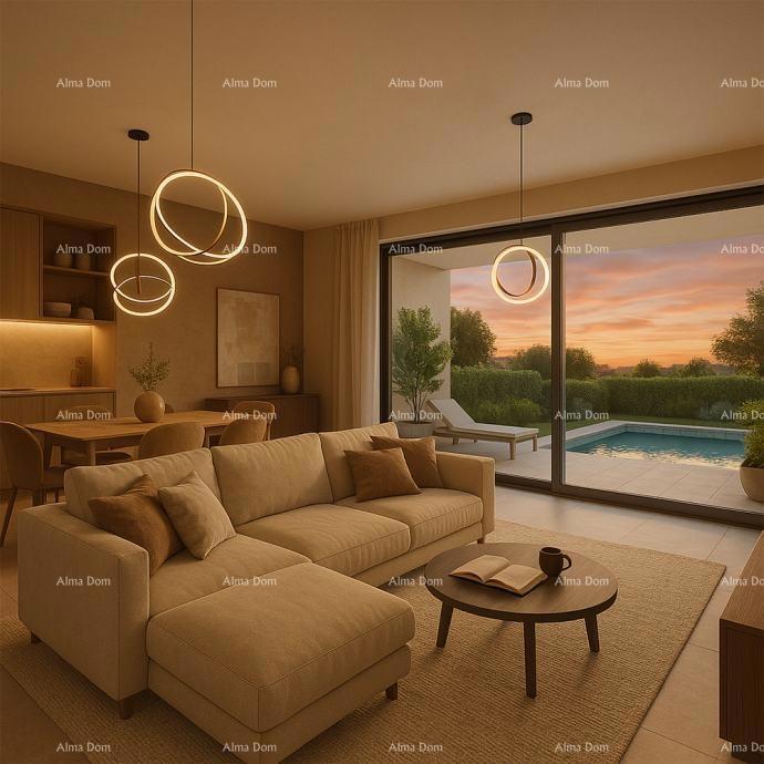 Moderna nuova costruzione con due appartamenti e vista panoramica sul mare – Žbandaj, Poreč