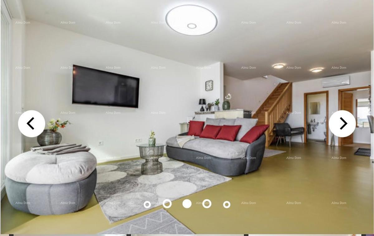 Una bellissima villa con vista mare. POMER