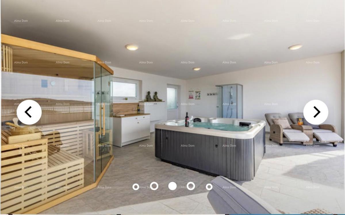 Una bellissima villa con vista mare. POMER