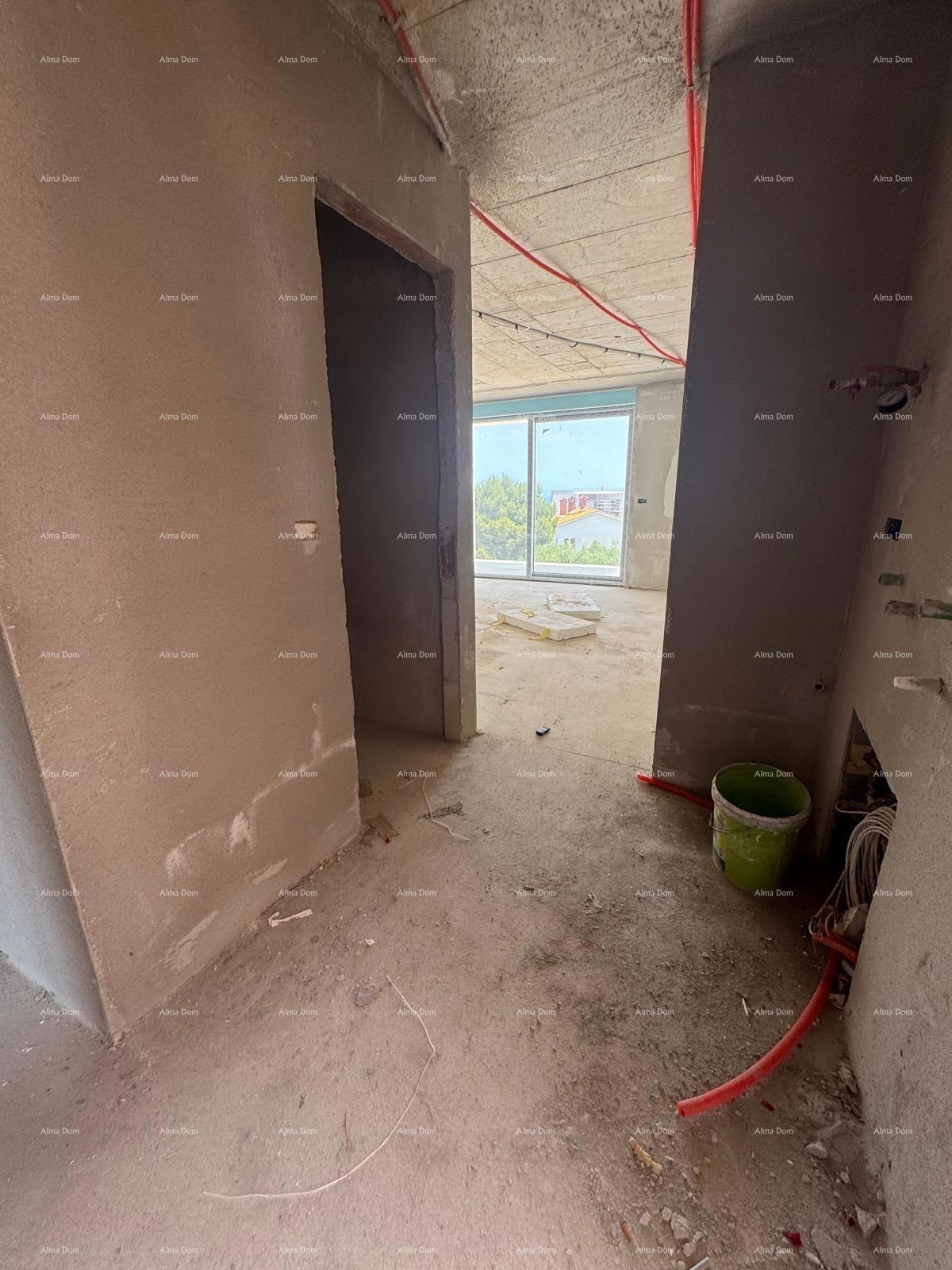 Vendita di un appartamento di lusso con posto auto e vista mare, Ližnjan!