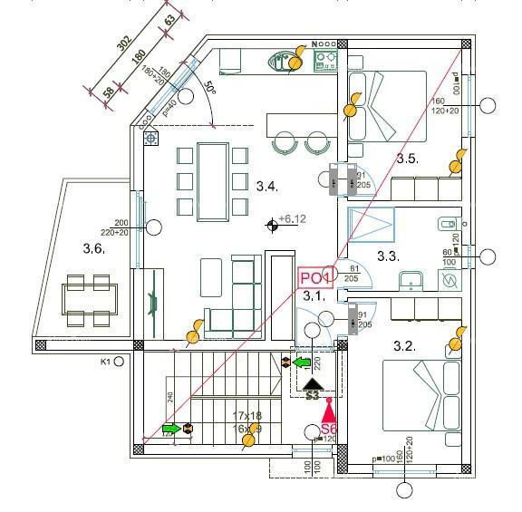 Vendita - appartamento in nuova costruzione con posto auto - edificio con solo 3 appartamenti, Pula! S3