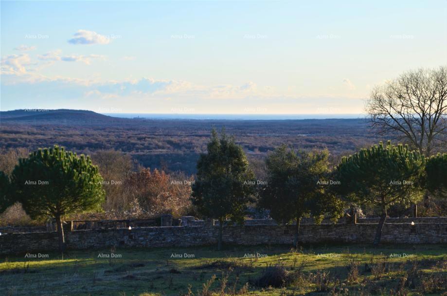 Kanfanar, terreno con vista mare – 6.038 m² di terreno edificabile