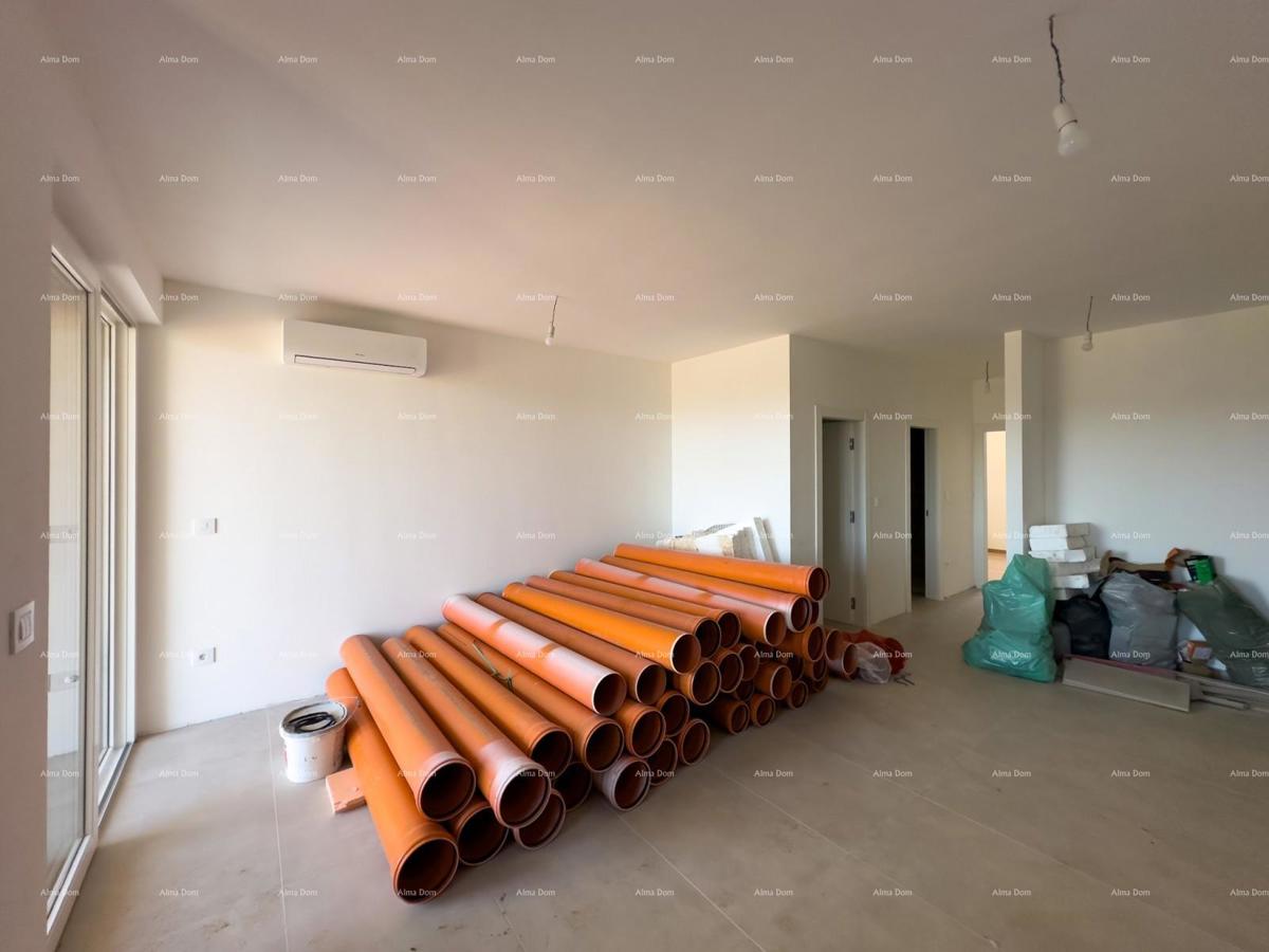 Vendiamo un appartamento con giardino a Barban.