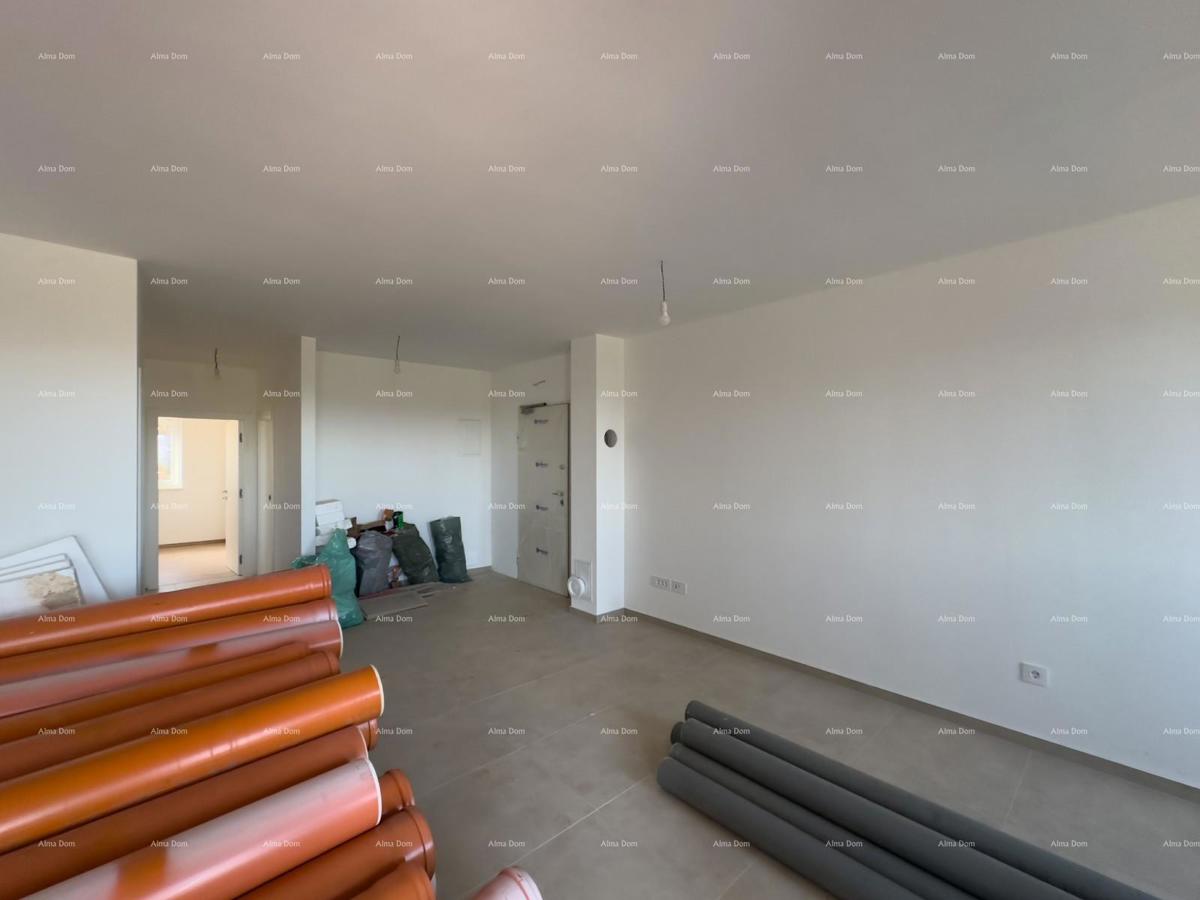 Vendiamo un appartamento con giardino a Barban.