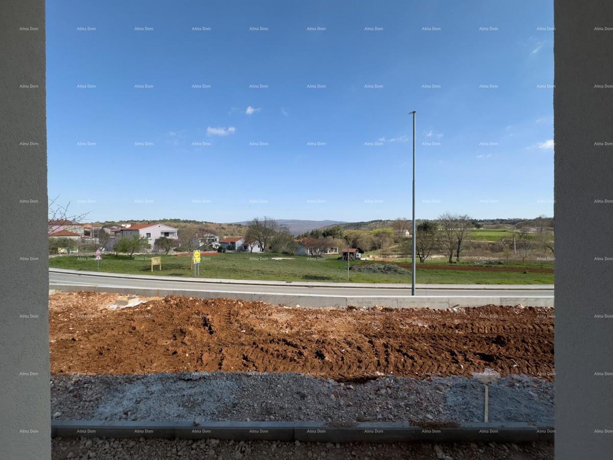 Vendiamo un appartamento con giardino a Barban.