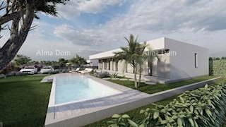 Sveta Nedelja – villa moderna con piscina