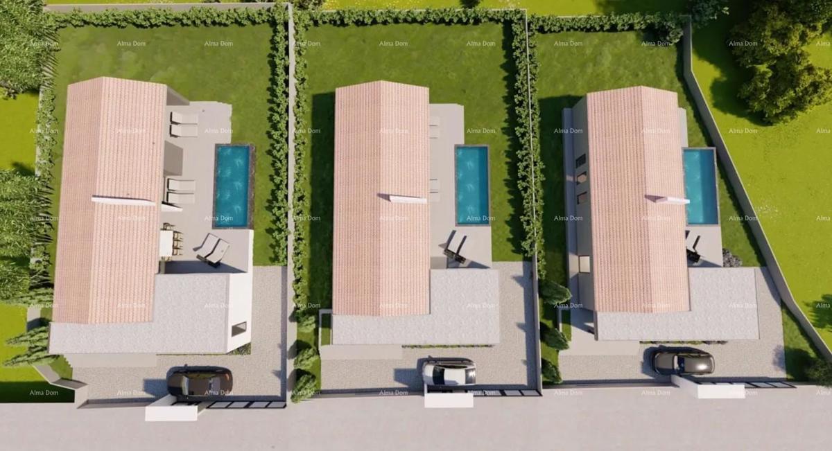 Vendita di una moderna casa a pianterreno, a 2 km dalla spiaggia, vicino a Duga Uvala!