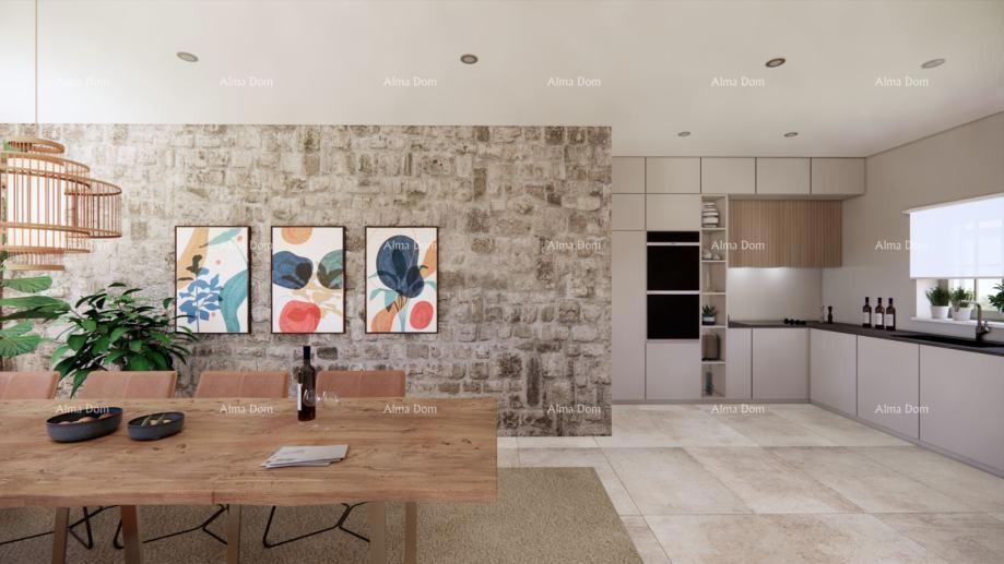 Vendita - terreno combinato con progetto preliminare e vista mare, Grožnjan!