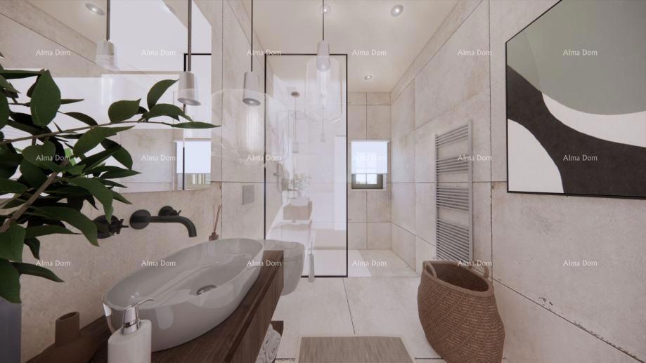 Vendita - terreno combinato con progetto preliminare e vista mare, Grožnjan!