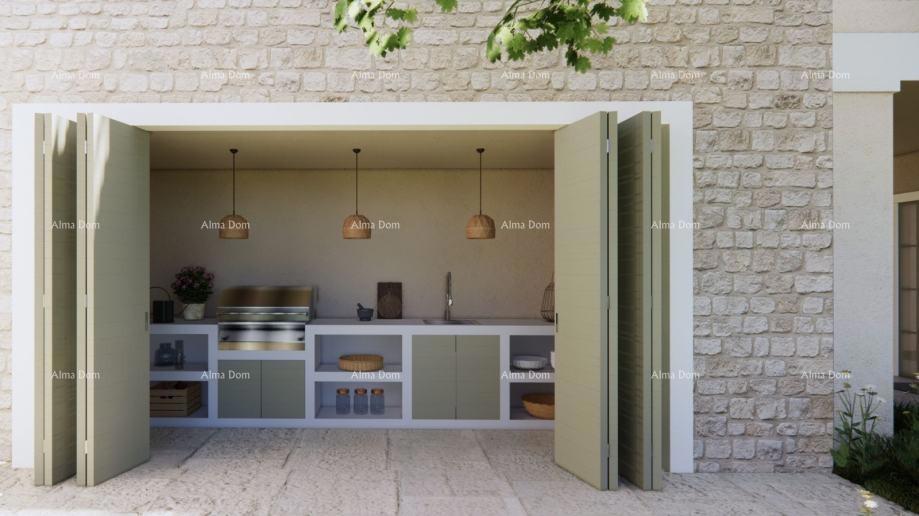 Vendita - terreno combinato con progetto preliminare e vista mare, Grožnjan!