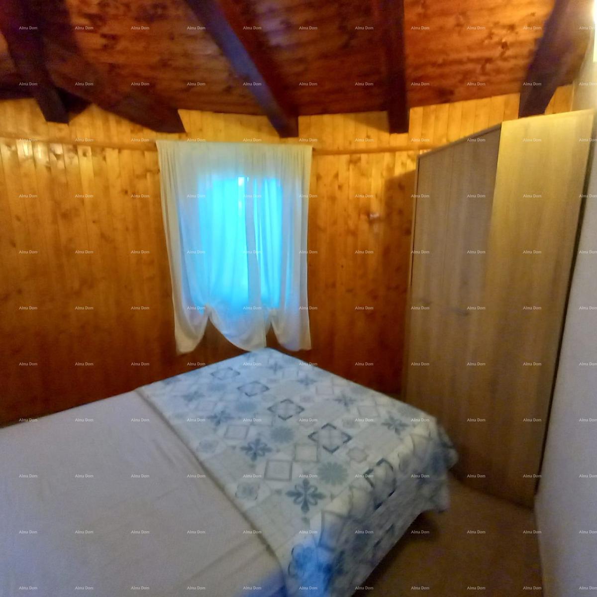 MEDULIN – AUTENTICA CASA ISTRIANA (KAŽUN) CON GIARDINO, A 600 M DAL MARE